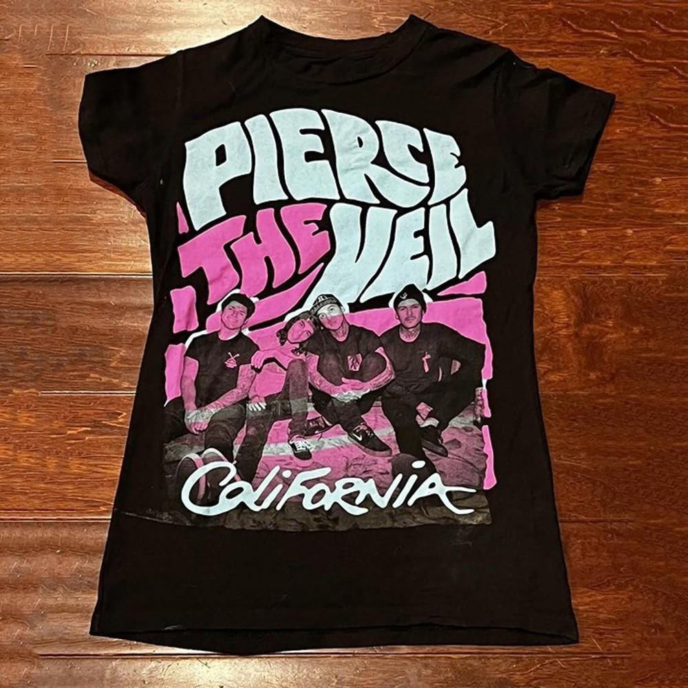 

Pierce The Veil Unisex TShirt California Retro style Black tee NH18917 Unisex T-Shirt XL