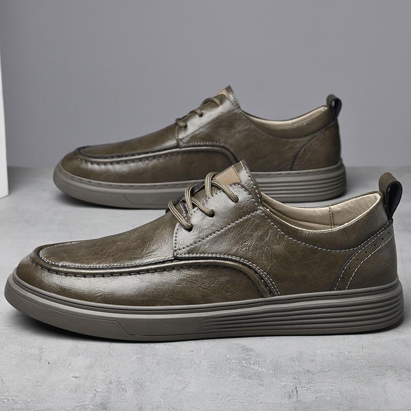 New Men's Genuine Leather Shoes Italian Luxury Handmade Business Oxford Shoes for Men Sneakers Walking Sport Comfy Designer shoe