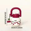 Cute Cherry Water Bottle with Straw, Portable Large Capacity Travel Mug, Ideal Coffee Cup for On-The-Go Hydration