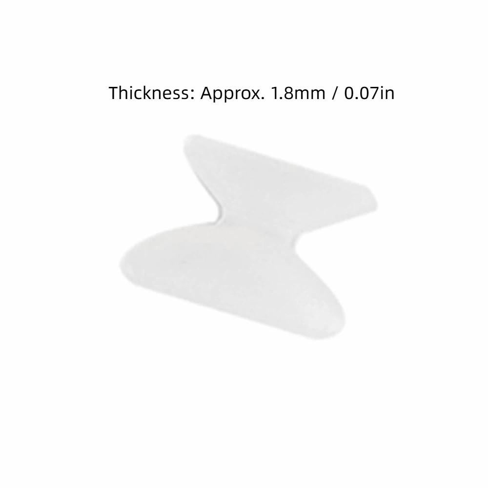20 Pairs Soft Silicone Silicone Nose Pads Butterfly Shape Thin 1.8mm Anti-Slip Nose Pads Eyeglass Nose Pads Sunglasses Use
