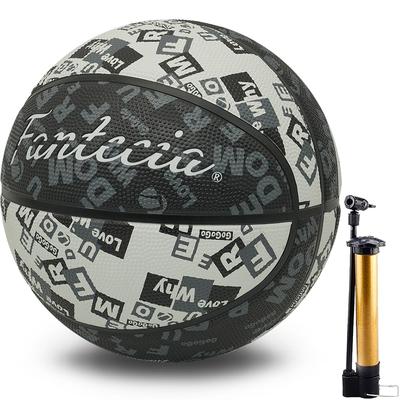 Fantecia Basketball Größe Graffiti Perfekt für Street Style 5, Design, Indoor/Outdoor Basketball,