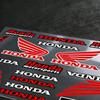 For HONDA Stickers Moto Sticker Auto Body Bumper Windows Motorcycle Laptop Walls Vinyl Decal Car Tuning Accessories VF7