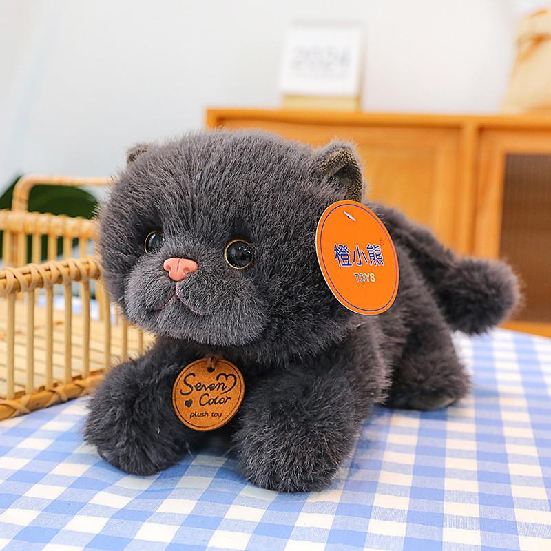 Cat Plush Toy Adorable Stuffed Doll Kids Collectors Gift Bedroom Decoration