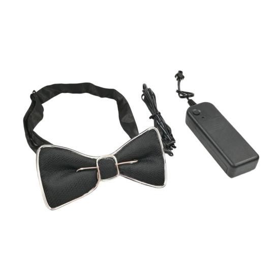 Luminous Detachable Costume Design Glowing Bow Necktie Accessory