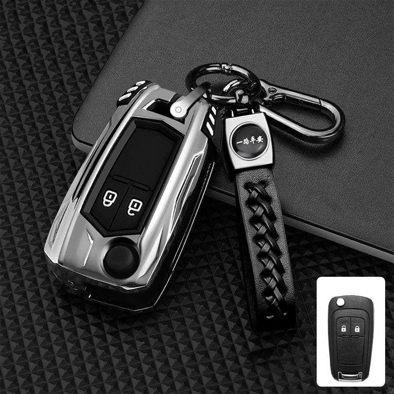 Zinc Alloy Car Key Case Cover Shell For Buick For Chevrolet Cruze Aveo Trax Opel Astra Corsa Meriva Zafira Antara J Accessories