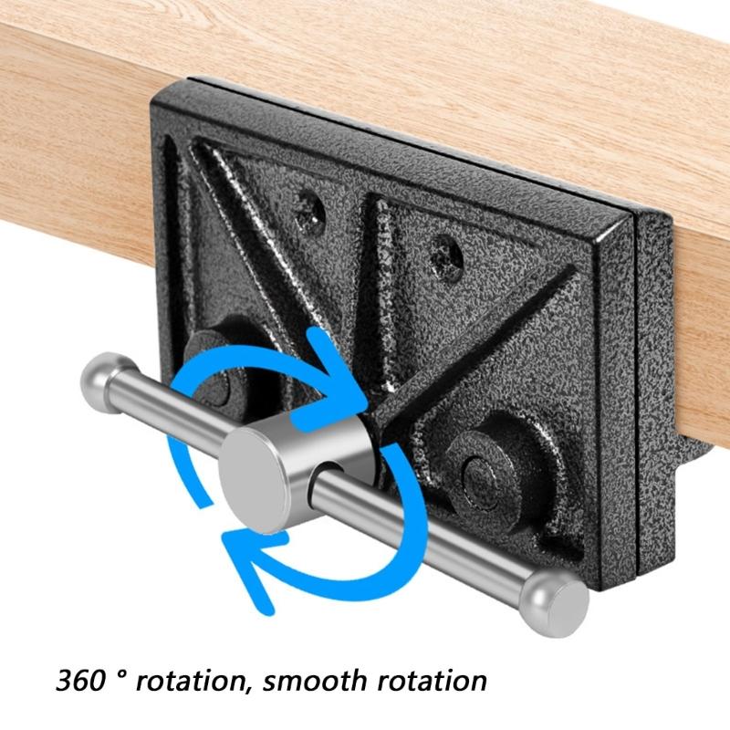 Schreinerbank Schraubstock Schraubzwinge Mit 12mm Dickem Backen Und 115mm Öffnung Für Holzbearbeitung Und Metallbearbeitung