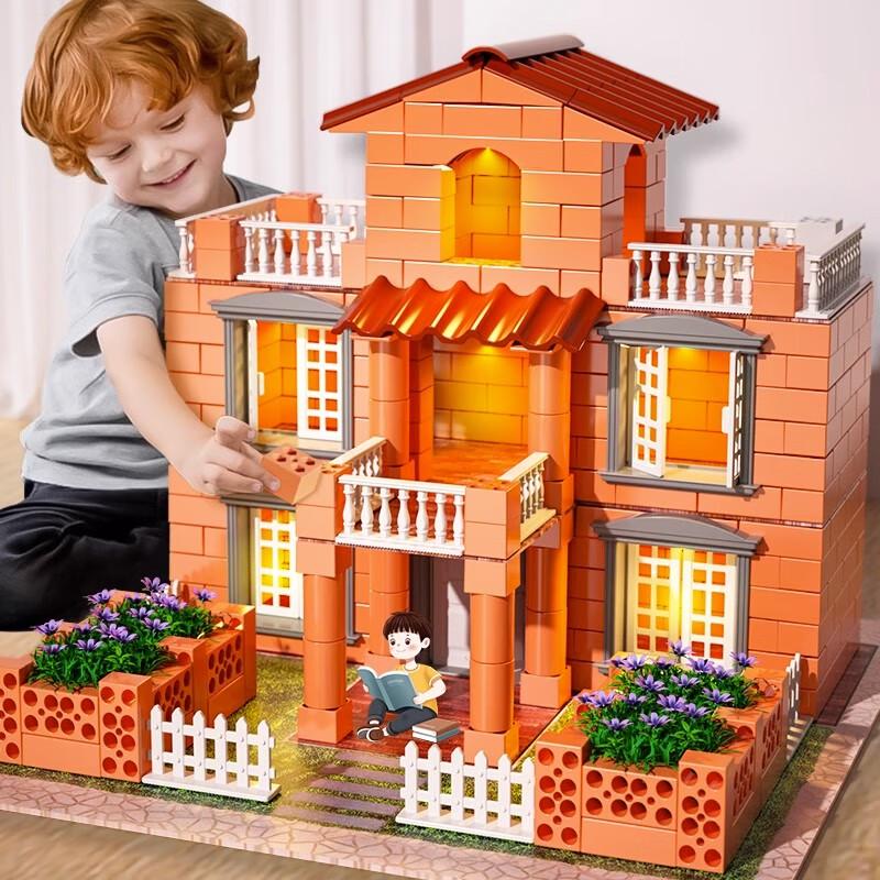 Children s DIY House Building Blocks Set