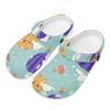 Cartoon Printed EVA Clogs Slippers Unisex Flexible Breathable Slip On Casual Sandals Lightweight Soft Sole Summer Daily Wear