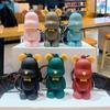 Creative Epoxy Bow Tie Bear Keychain Pendant Cute Bear Car Key Chain Bag Pendant Small Gift