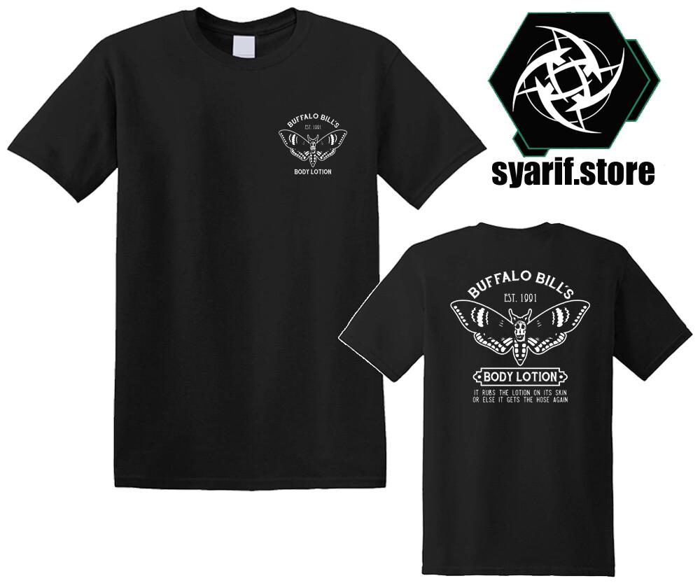 

Buffalo Bill#039;s Body Skin Lotion Men#039;s Black Size S to 5XL Unisex T-Shirt XXXXL