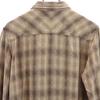 SHAREEF Check Long Sleeve Shirt 2 Beige Made In Japan Men's Used