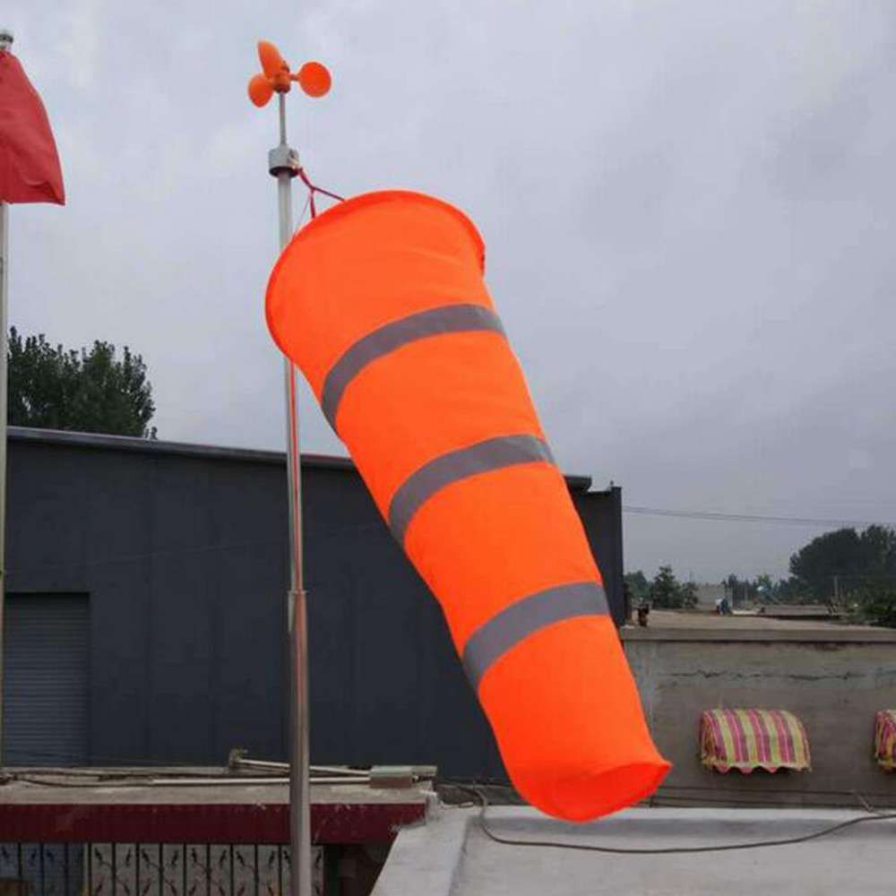 Hanging Decor Wind direction flag Garden Banner Wind Vane Reflective Windsock Weathervane