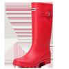 Women's High-Top Fashion Non-Slip Wellington Rain Boots with Molded Outsole