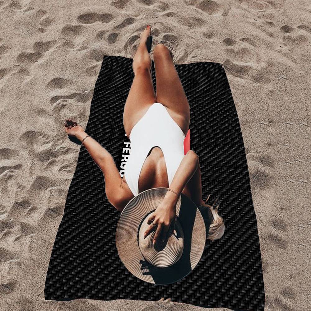 M-Massey F-Ferguson Microfiber Beach Towel Absorbent Quick Dry Soft Yoga Swimming Resort Mountain Climbing Towel