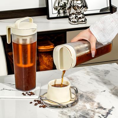 1100 מ"ל סיר מיצוי קר Cold Brew מכונת קפה קנקן עם מסנן נשלף זרבובית חליטת תה עמיד בפני דליפה קומקום בישול למטבח במסעדה