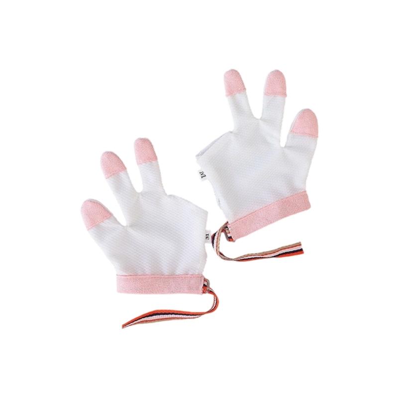 Baby Bijtbestendige Handschoenen Voorkomen Handkauwen Beschermend Ademend Ontwerp Comfort voor Pasgeborenen Peuter