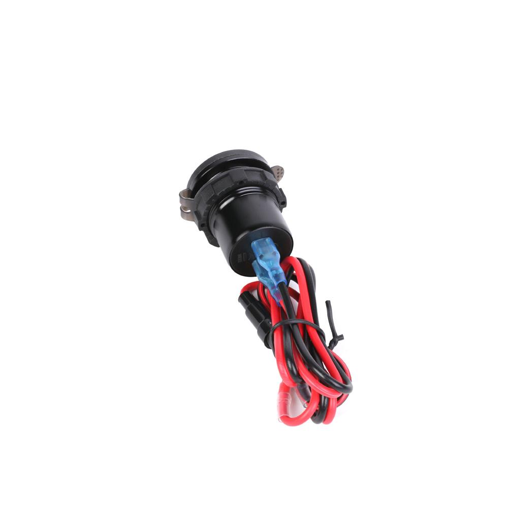 Quick Charger 2USB Power Connector Socket With Voltage Display For CB750 Hornet