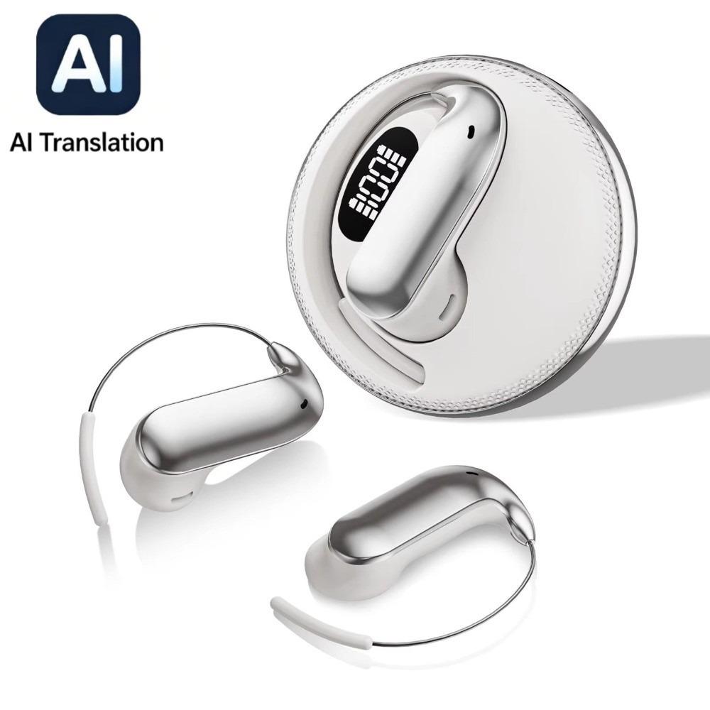 Digital Display Translation Bluetooth Earphones Translation Earhook Headphones Travel