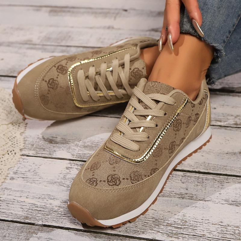 Fashion New Style Fashion Popular Sports Shoes Women's Khaki Vulcanized Shoes Plus Comfortable Basketball Shoes