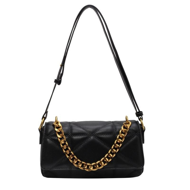 Chic Casual Soft Leather Chain Shoulder Bag For Youth Stylish Daily Use Available In Multiple Colors