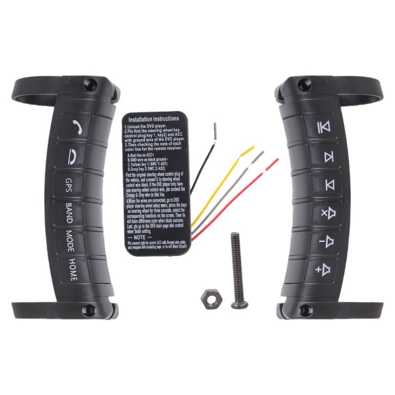 Multifunctional Steering Wheel Remote Controller Easy Install Wireless Steering Wheel Control Simple Installation 1