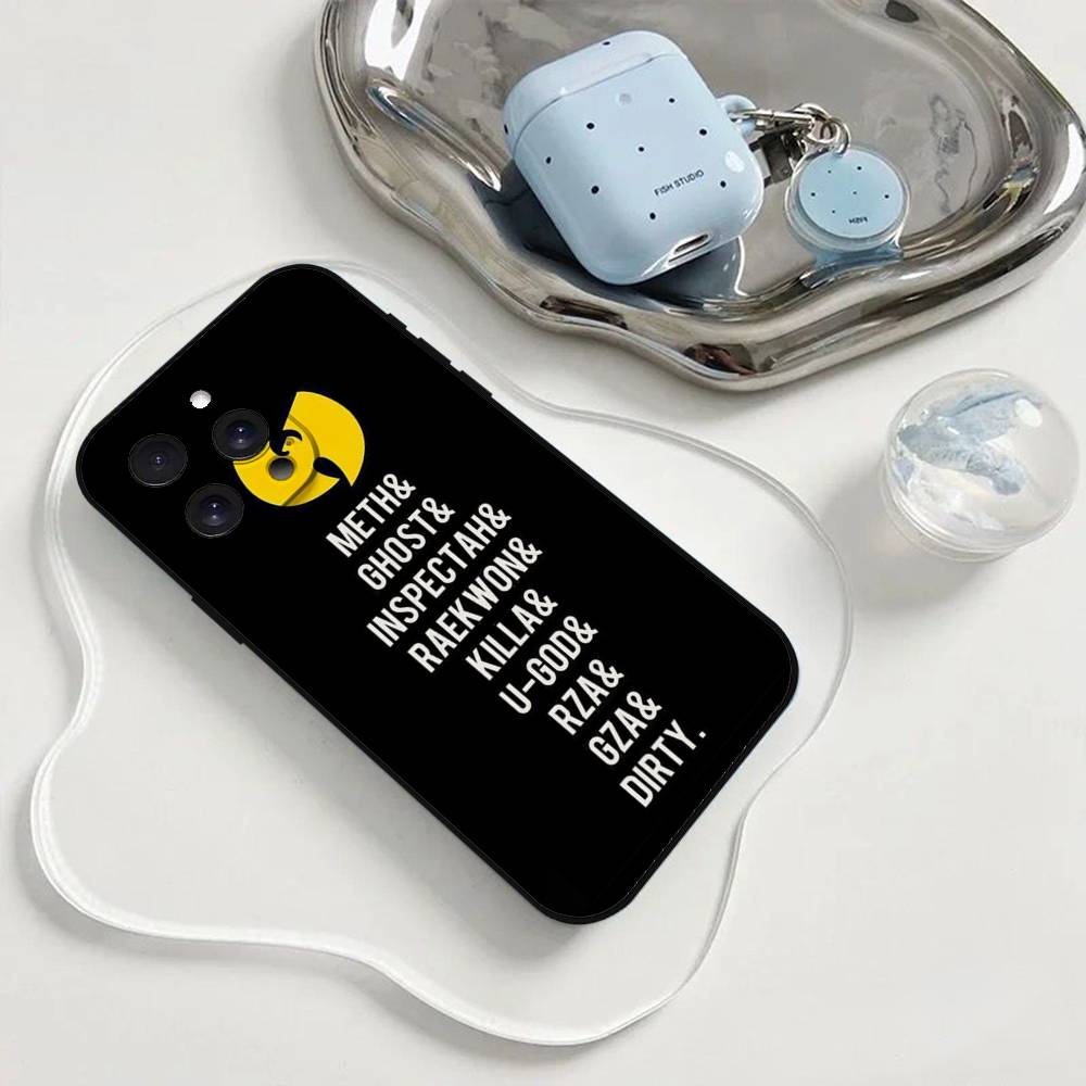 WU-T--TANG Handyhülle Handyhülle Für Iphone 17 16 15 11 13 14 Pro Max X Xr Xs Max 12mini Schwarze Hülle Abdeckung Hülle