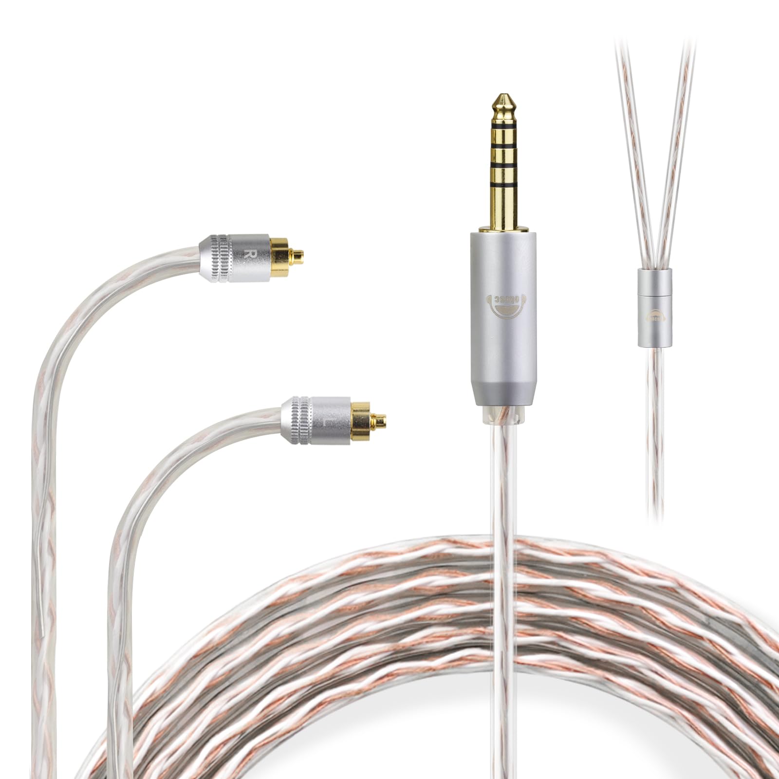

okcsc JBX Recable IER Cable Наушники-кабель для Sony серии IER, совместимые с наушниками/гарнитурами OFC IER-M7, IER-M9, IER-Z1R и т. д.