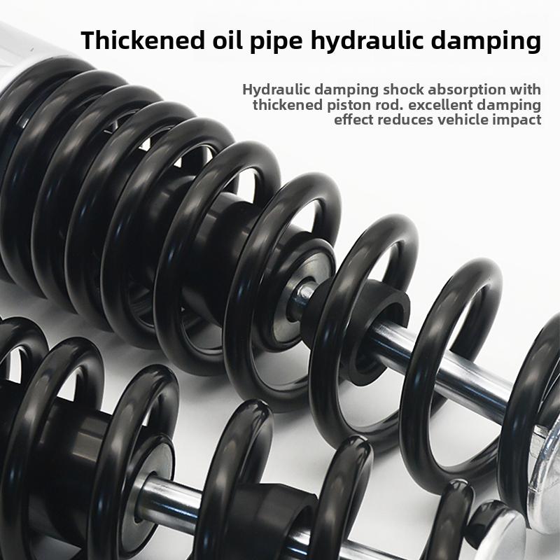 Universal Motorcycle Hydraulic Rear Shock Absorber 250mm 270mm 290mm 310mm for ATV Scooter E-Bike Dirt Bike.