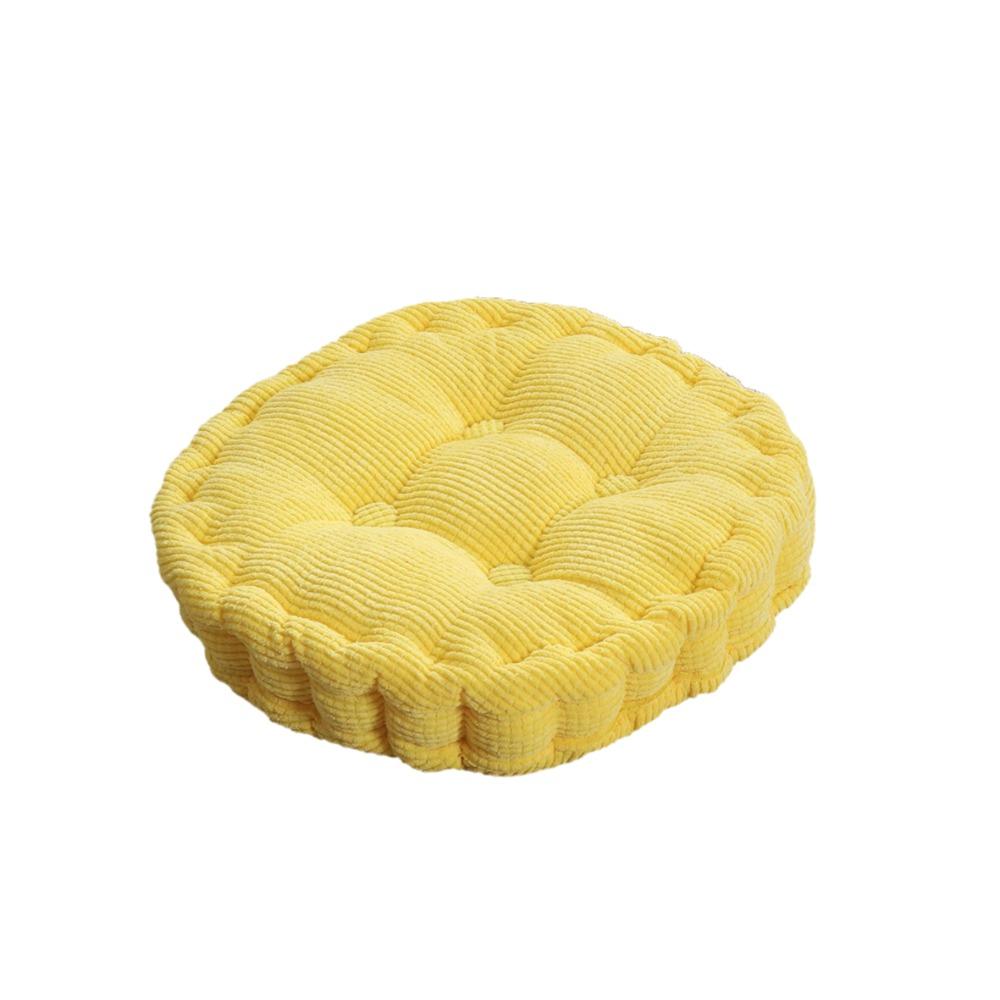 Solid Color Tufted Seat Cushion Thickened Sofa Cushion Durable Chair Mat  Office