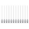 Pack of 12 Long Lastingly Stainless Steel Needle 50mm for Accurate Adhesive Dispensing with Enhancing Flows In DIY Projects