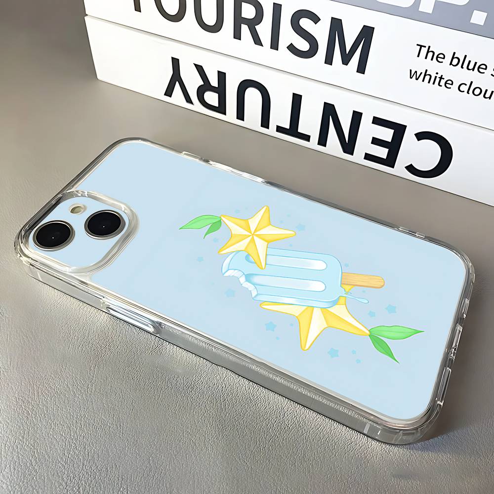 

Kingdom Hearts Seasalt Paopu Phone Case For iPhone 17,16,15,14,13,12,11 Pro,Max,Plus,X,XS,XR,SE4,E Mini Transparent Soft Cover iPhone12PROMAX