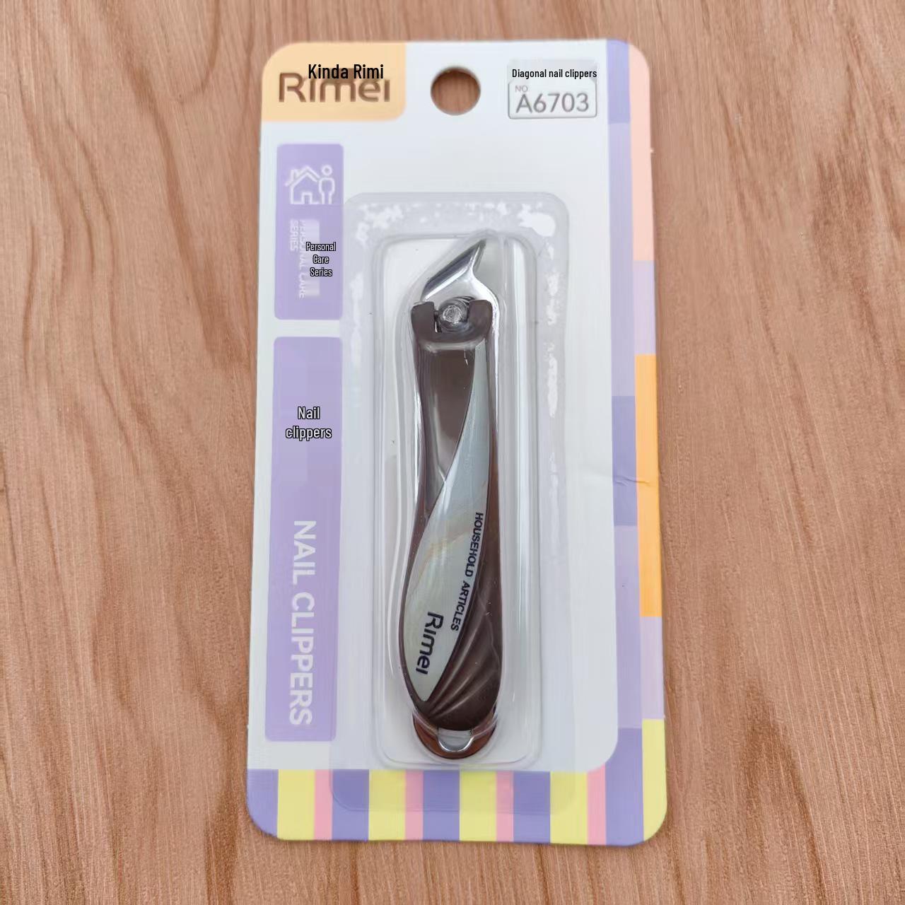 Jindamei A6703 Medium Slanted Edge Nail Clippers - Gift Edition, Assorted Colors Random Color (Single Unit)