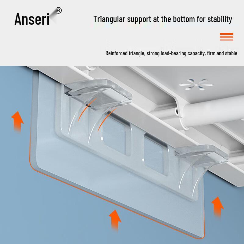 Ancai Rui No-Drill Shelf Support Brackets (10-Pack)