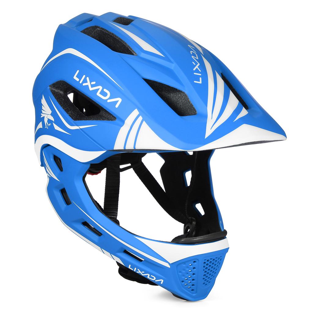 Lixada Kids Detachable Full Face Helmet Children Sports Safety Bike Helmet Protective Gear for Cycle Skateboarding