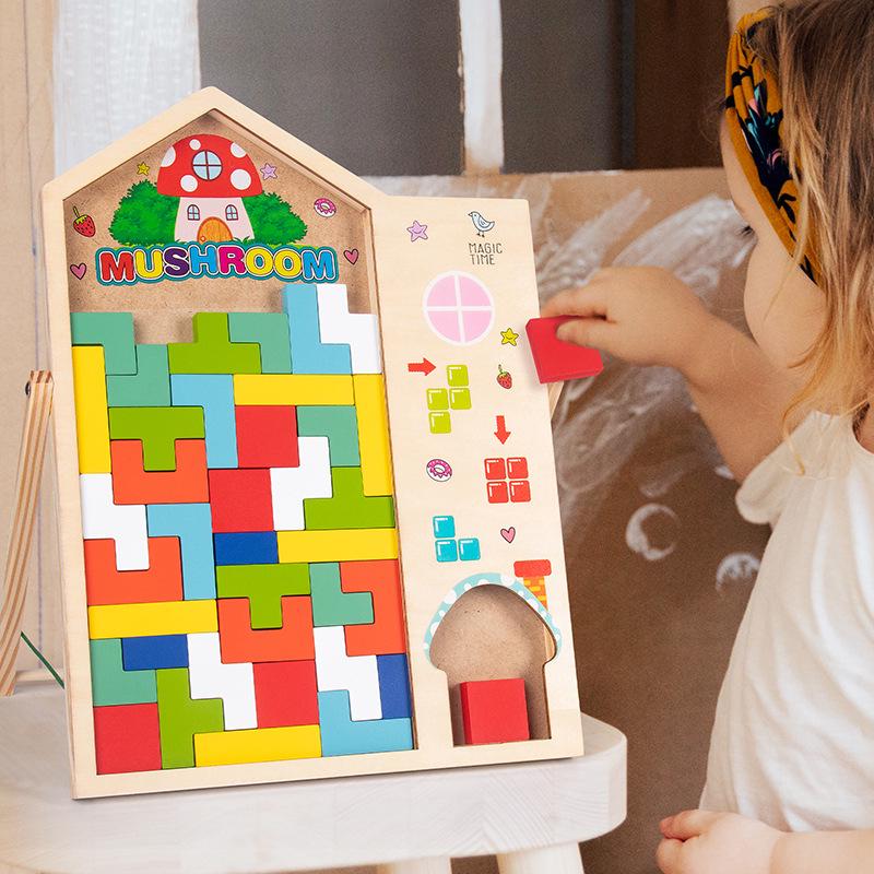 

Tetris Block Puzzle: Educational Toys for Children Ages 4+