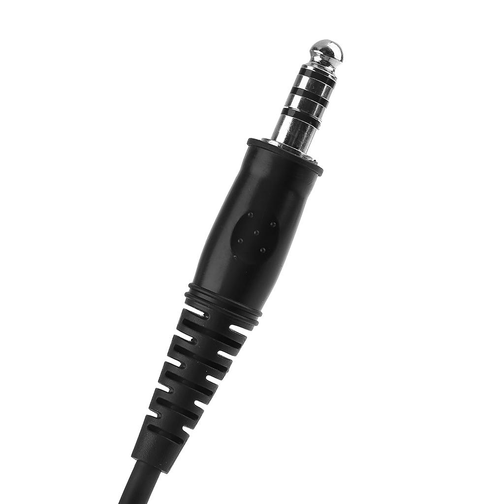 Durable U-92A/U TO U-174/U Cable Durable Stable Headset Headphone Eextension Cable Helicopter Military Jack Accessories