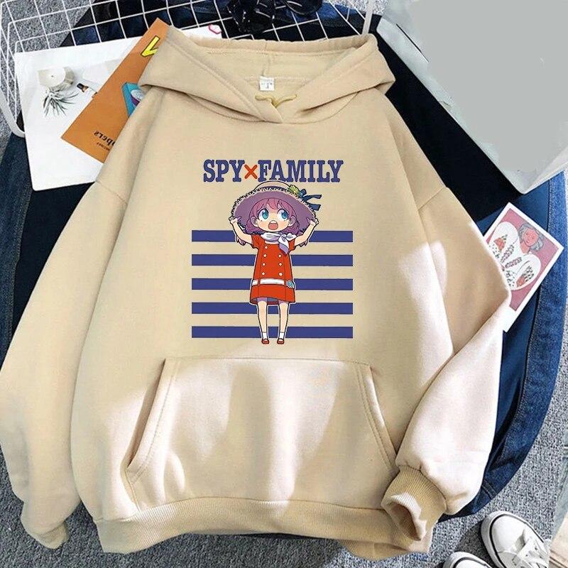 

Новые толстовки Spy x Family в стиле аниме, женские толстовки унисекс Y2k, модная толстовка большого размера, Harajuku Kawaii, пуловер для девочек, одежда, толстовка унисекс