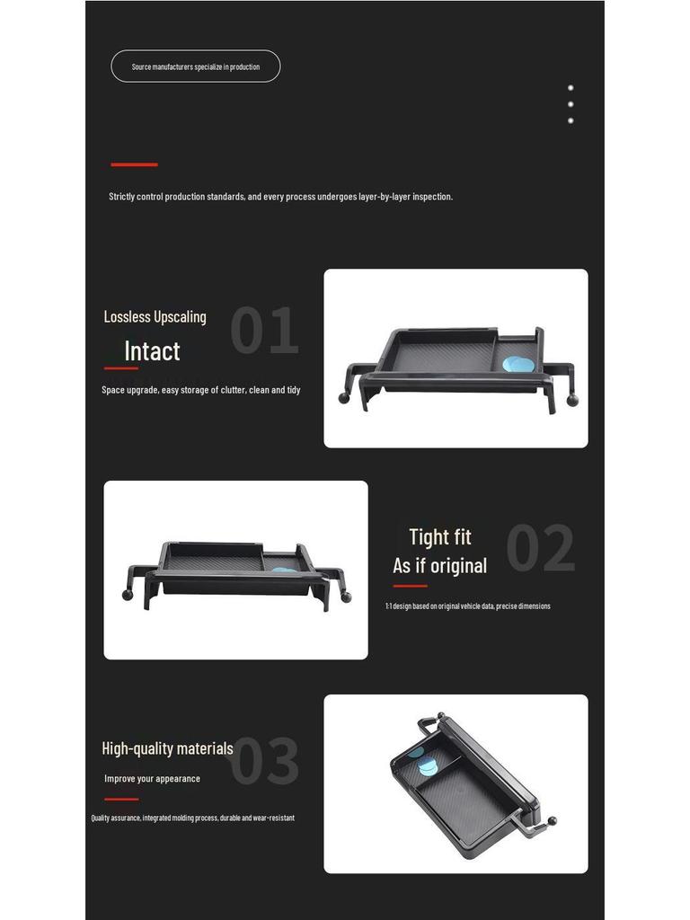 Toyota Corolla Dash Organizer: Center Console Screen Rear Storage, Phone Holder, ETC Box