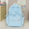 Schoolbag Japanese Ins Summer Girl Small Fresh Backpack Women's Lightweight Anti-splashing Cute Bow College Student Backpack