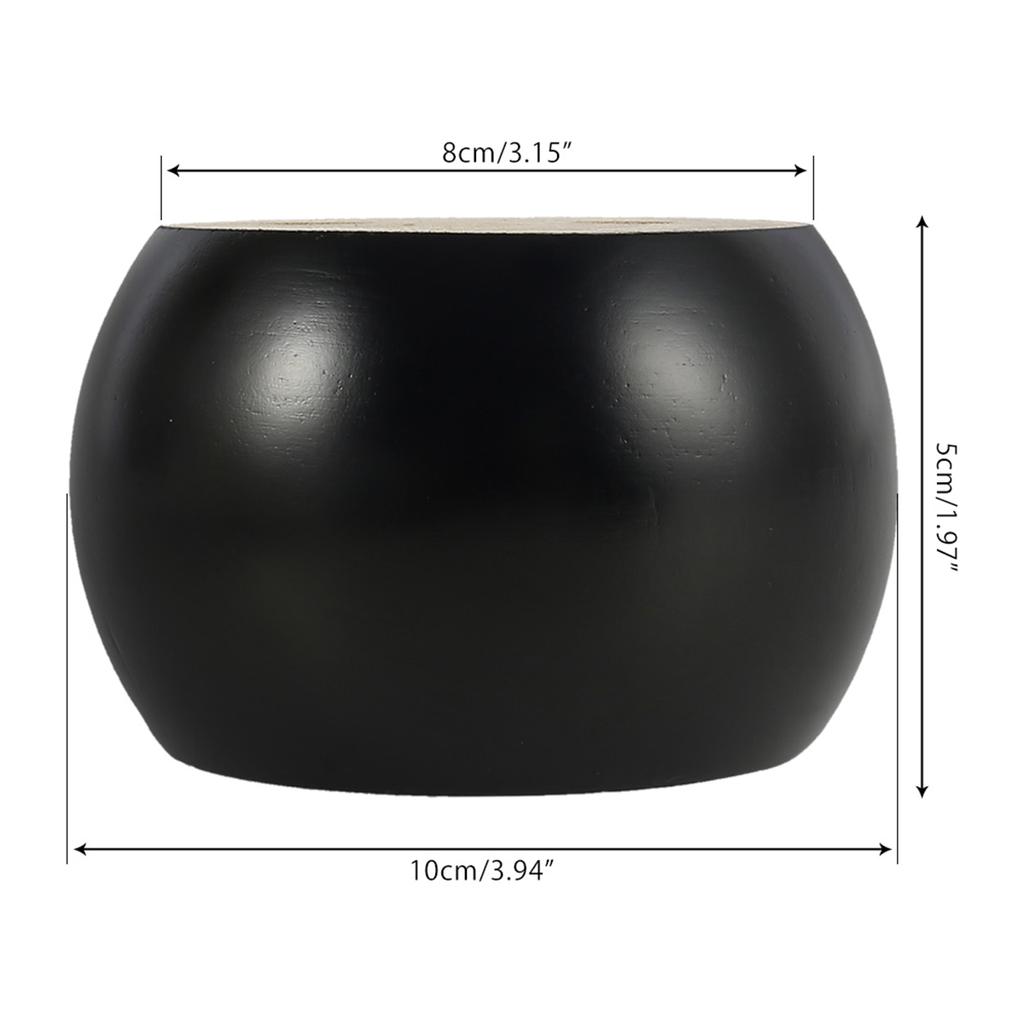 4Pcs Solid Wood Furniture Legs Round Shape Replacement 5cm Tall Legs 10x5cm Furniture Feet for Couch Chair Coffee Table Cabinet