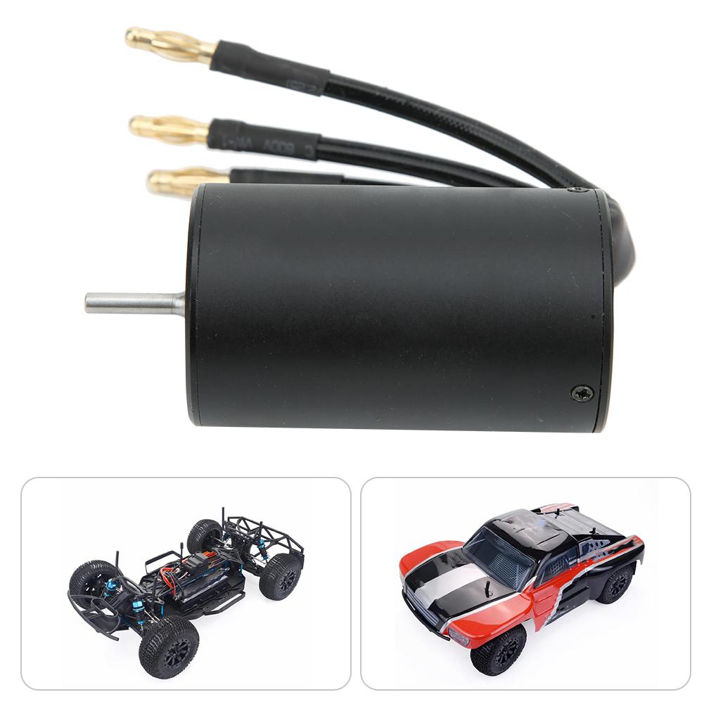 Surpass 3660 Waterproof 4 Pole Brushless Motor RC Car Replacement Accessory (Black)3300KV