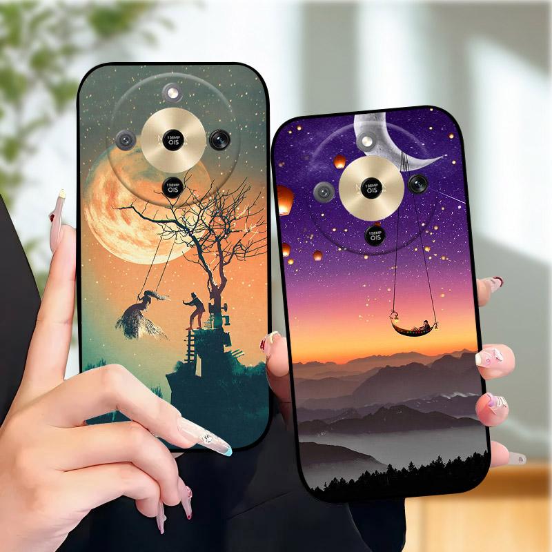 For Honor X9d Case X70 MTN-AN00 Stylish Cute Cartoon Cover Soft TPU Silicone Phone Case For Honor Magic 8 Magic8 X70 Fundas Capa