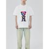 Unisex Oversized T Shirt Black Kaws Bear Graffiti Print Streetwear Fashion Casual Wear for Men and Women Artistic Design Trendy Outfit Statement Piece
