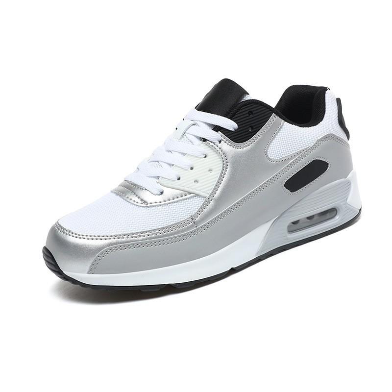 Spring New Outdoor Sports Casual Shoes Running Shoes Low-top Leather Air Cushion Casual Sports Running Shoes