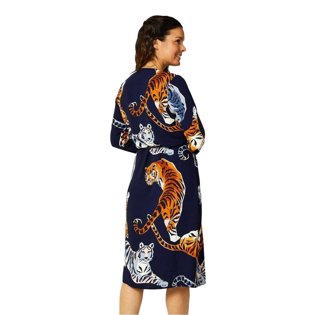 Biba Womens/Ladies Tiger Print Wrap Dress