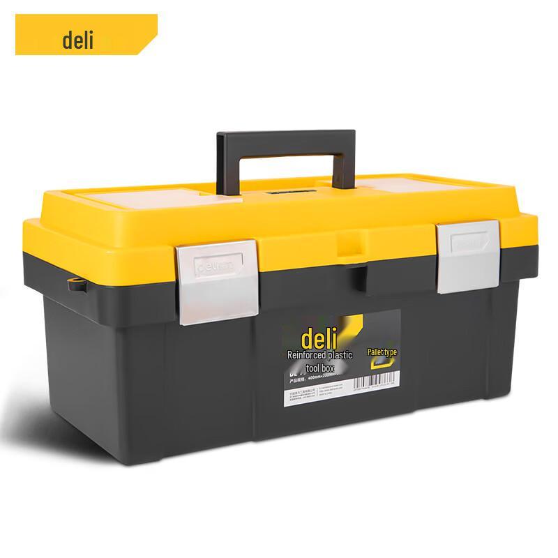 Deli 17-inch Thickened PP Plastic Tool Box