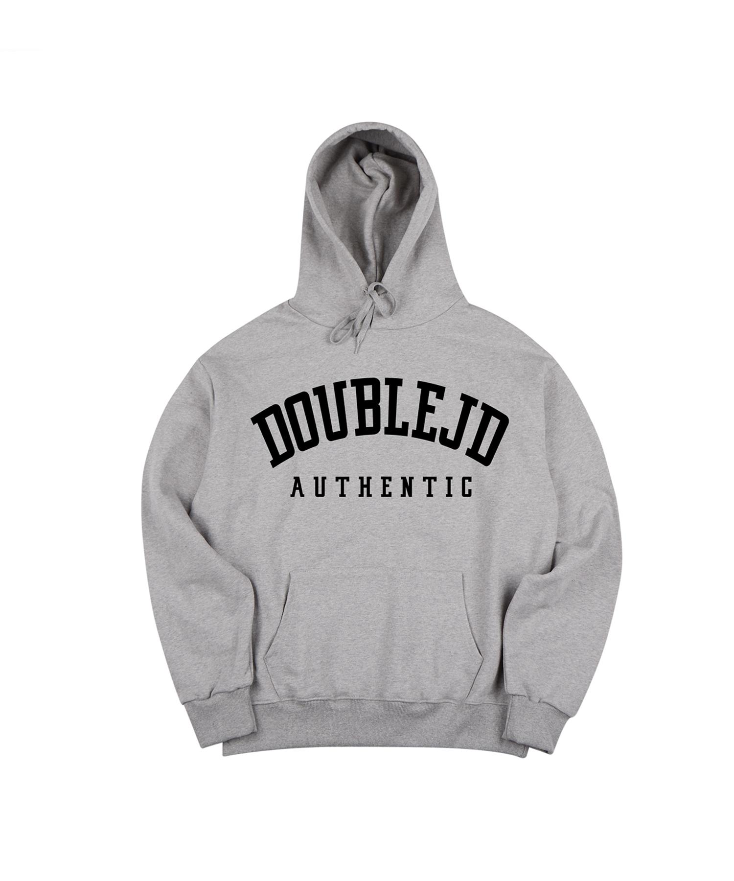 Double Jd Authentic Logo Hoodie (Grey) M