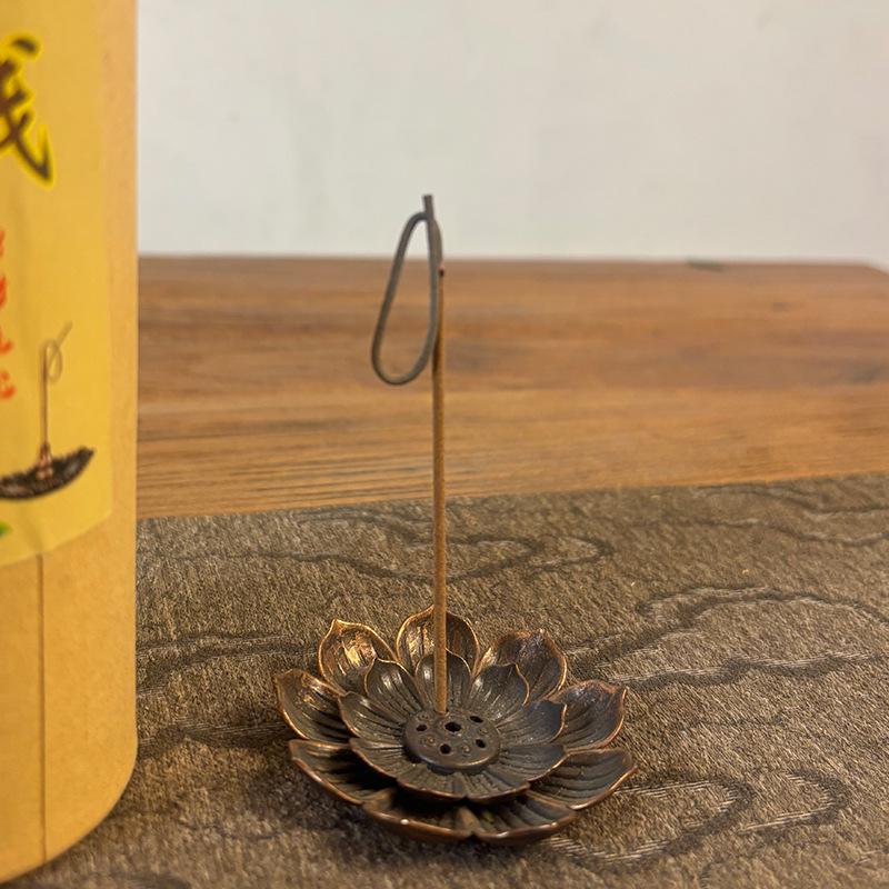 Pine Cone Scented Sandalwood Incense Scroll for Indoor Aroma Therapy and Buddha Offerings.