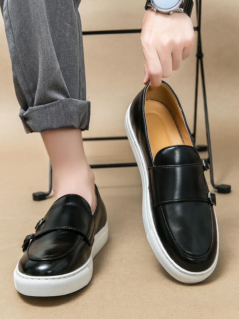Trendy Designer Style Men's Casual Shoes Versatile Comfort Slip-on Loafers Party Driving Outdoor Travel Shoes Plus Size 46 New