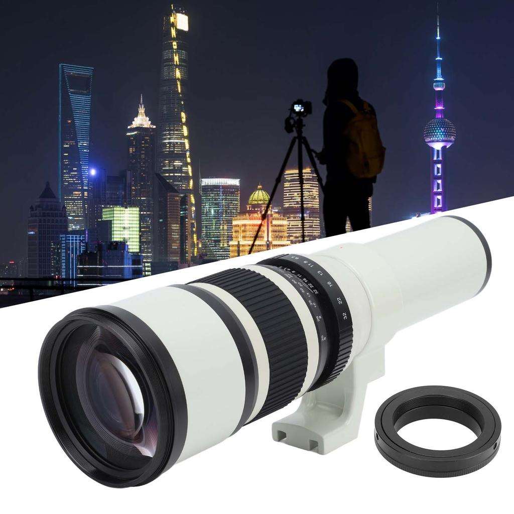 Fixed   Telephoto Lens 500mm with T2 NEX Adapter   F6.3 Telephoto Lens for Astroscopic Telescope Far Distance Photography